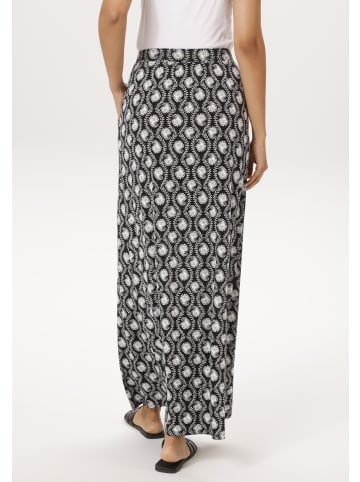 Aniston CASUAL Maxirock in schwarz-weiß
