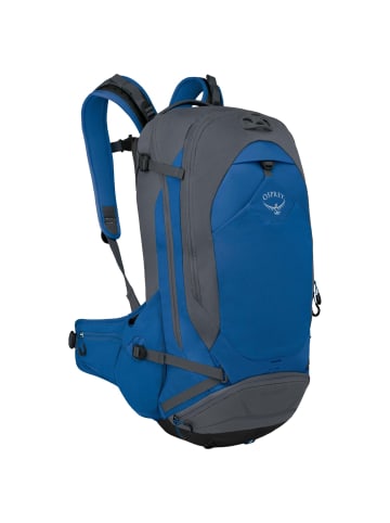 Osprey Escapist 30 - Fahrradrucksack 50 cm (black, S/M) in postal blue