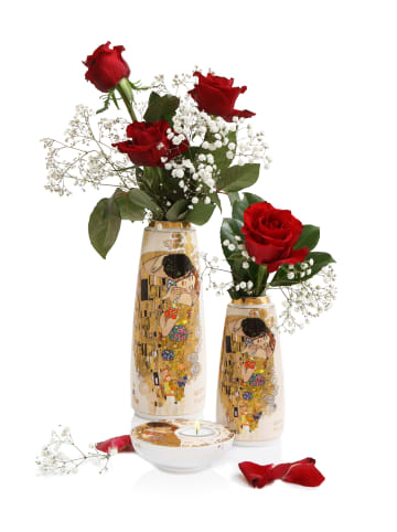 Goebel Vase " Gustav Klimt Der Kuss " in Bunt