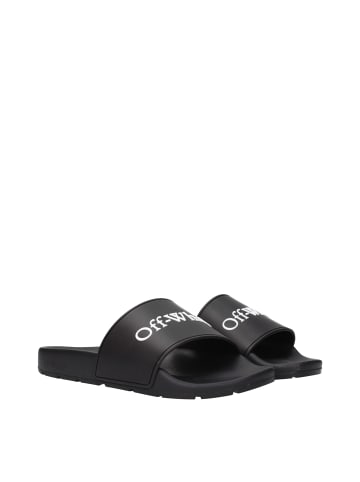Off-White Schwarz Baumwolle Hausschuhe