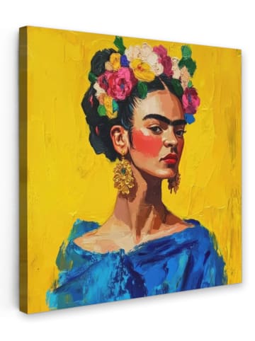 MuchoWow Leinwand Bilder Gelb