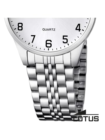 Lotus Analog-Armbanduhr Lotus Classic silber mittel (ca. 30,5mm)