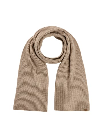 Camel Active Schal aus weichem Materialmix in Karamell