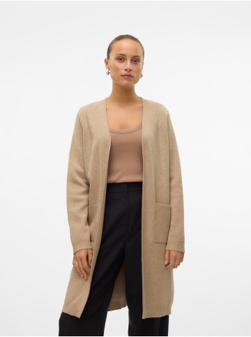 Vero Moda Strickjacke in Silver Mink