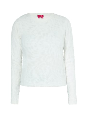 Swirly Damen Pullover in WEISS