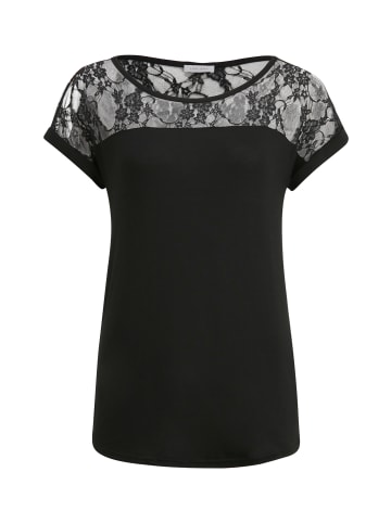 LASCANA Strandshirt in schwarz