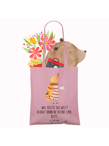 Mr. & Mrs. Panda Tasche Nachtfalter Fähnchen mit Spruch in Rosa Pastell