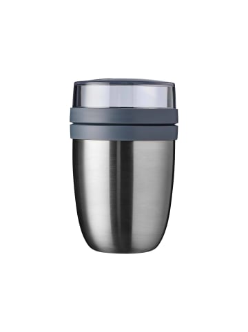 Mepal 2er Set Thermo-Lunchset Ellipse in silber