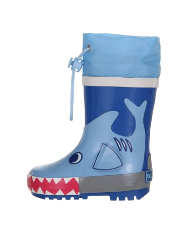 Playshoes Gummistiefel Hai in Blau