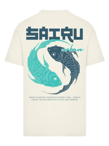 F4NT4STIC T-Shirt Koi Fish Japan Streetstyle in sand