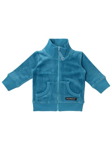 Villervalla Jacke Velours in VELOUR SKY