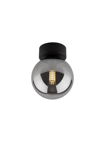 Licht-Erlebnisse Deckenlampe Ø 12 x (H)15 cm in Schwarz Graphit