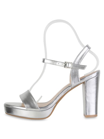 VAN HILL Riemchensandaletten Samantha in Silber
