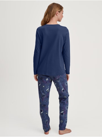 Calida Pyjama in cobalt blue