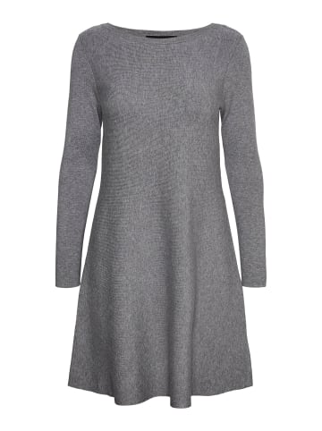 Vero Moda Strickkleid in Medium Grey Melange