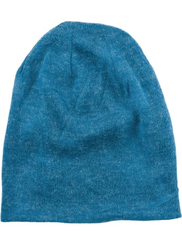 styleBREAKER Feinstrick Beanie Mütze in Petrol