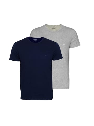 Emporio Armani Shirt 'Doppelpack' in navy grey