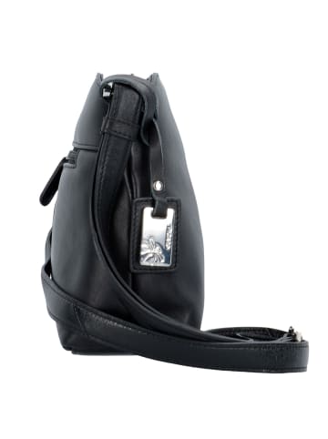 PICARD Really Umhängetasche Leder 26 cm in schwarz