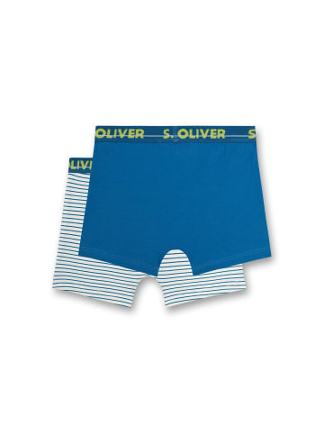 s.Oliver Boxershort 2er Pack in Petrol