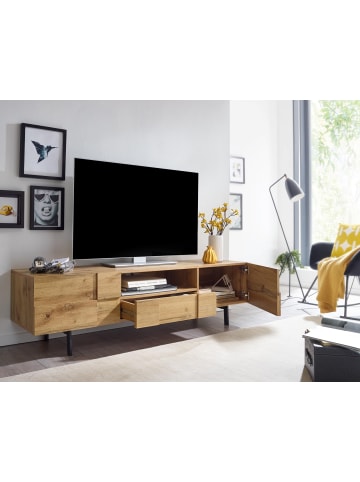 FineBuy TV- und Lowboards in Braun / Spanplatte / 160x43x45
