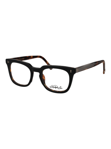 Hally & Son Unisex Optische Fassungen Quadrat Schwarz