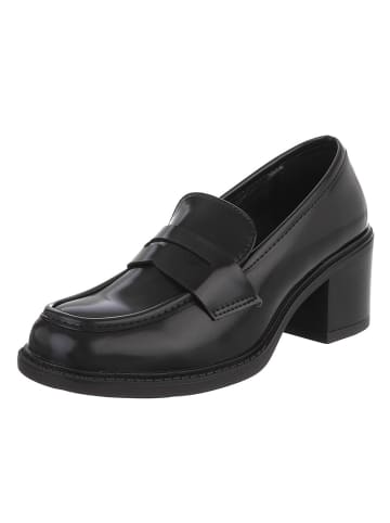 Ital-Design High Heel in Braun und Schwarz