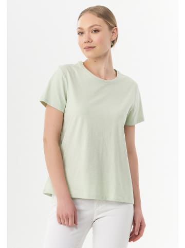 Organication T-Shirt "WCASUAL001" in Salbeigrün