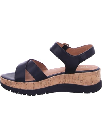 Tamaris Keilsandalette in schwarz