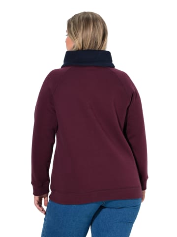 Ulla Popken Sweatshirt in nougatbraun