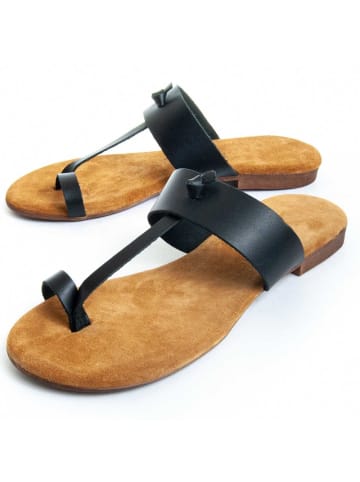 Purapiel Sandalen Atlantic in Schwarz