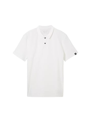 TOM TAILOR Denim Polo in white