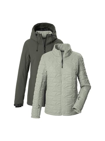 Killtec 3 in 1 Funktionsjacke mit Kapuze in Grün2085