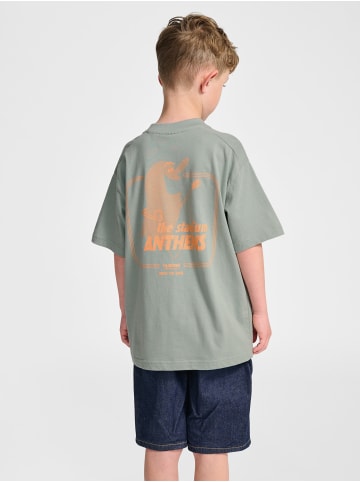 Hummel T-Shirt Hmljr Loose Kinder in ICEBERG GREEN
