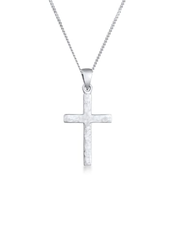 Elli Halskette 925 Sterling Silber Kreuz in Silber