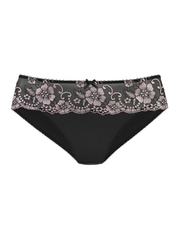 LASCANA Bikinislip in schwarz-rose