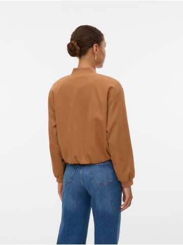Vero Moda Mantel in Tobacco Brown
