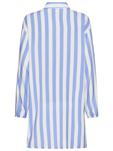 s.Oliver Nachthemd in blau gestreift