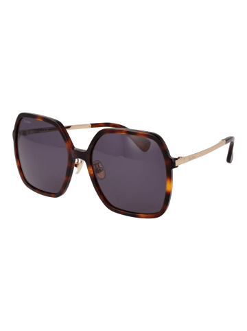 Max Mara Frauen Sonnenbrille Quadratisch Braun