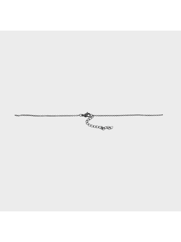 Adeliás Unisex Anhänger aus Edelstahl in schwarz