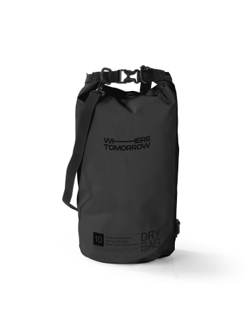 Where Tomorrow PVC dry bag Style 01 10L schwarz  Schwarz