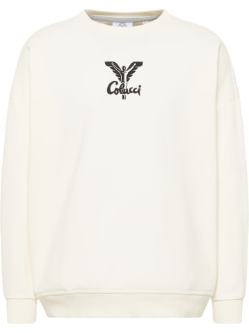 Carlo Colucci Sweatshirt Di Quirico in Weiß