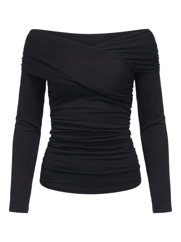 Object Off Shoulder Top in Black1