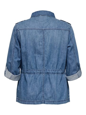 ONLY Carmakoma Jeansjacke in Medium Blue Denim