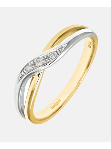 Diamant L'éternel Ring aus 375 Gelbgold mit Diamant