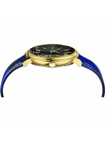Versace Analoguhr für Damen in blau