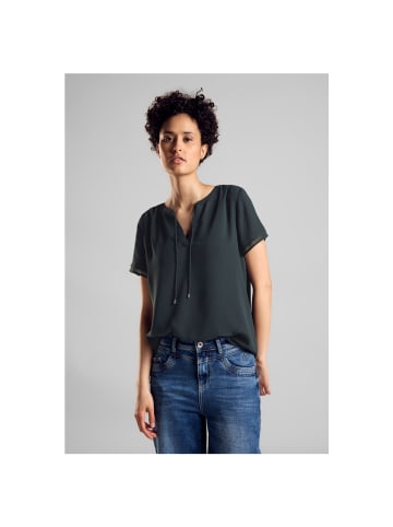 Street One Halbarmbluse in cool vintage green