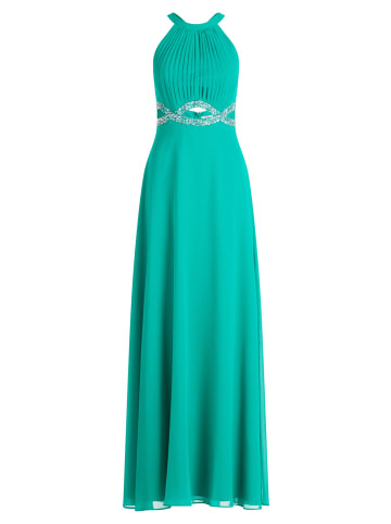 Vera Mont Abendkleid mit Plissee in Jewel Green