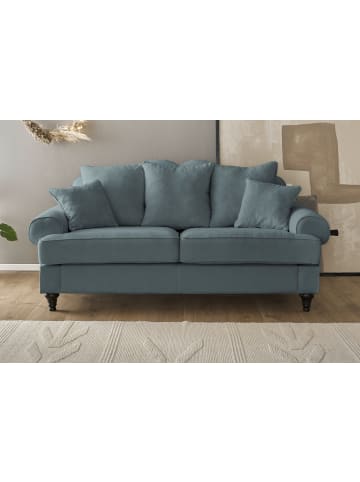 Furn.Design Sofa grau Landhaus, Couch 3-Sitzer 200 cm