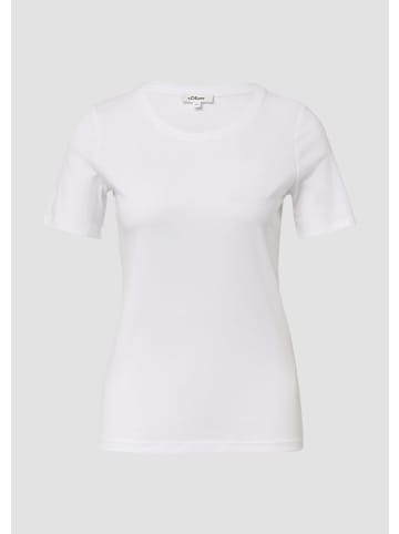 s.Oliver T-Shirt in 0100_weiß