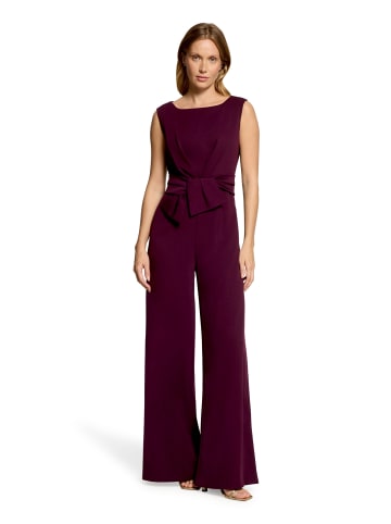 Vera Mont Jumpsuit mit weitem Bein in Strong Aubergine